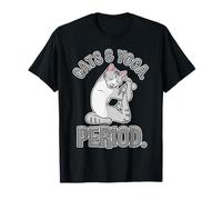 Cats Yoga Meditation Humor Relaxation Flexibility T-Shirt