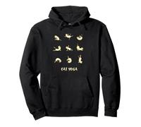 Cats Yoga Meditation OM Sport Funny Asana LOL Pullover Hoodie