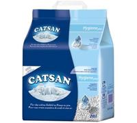 Catsan Hygiene Non-Clumping Cat Litter 20L (Pack of 4) - Low Dust White Granules with Odour Protection, Absorbent Litter for Indoor Cats, Long-Lasting Freshness and Hygiene, 80L Total