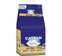 CATSAN Cat Litter Ultra Plus – Ultra Clumping, Extremely Absorbent Fine Clay Granules – 15 L