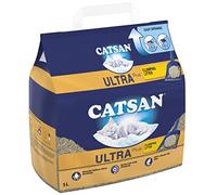 Catsan Litter Ultra Plus Clumping Cat Litter, odour eliminating, extra absorbent, Pack of 3 (3 x 5 L)