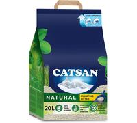 Catsan Natural Clumping Cat Litter, 100% biodegradable, 20 L