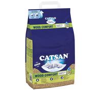 CATSAN Cat Litter Wood Comfort - Non-Clumping, Extra Absorbent, 100% Biodegradable, 20 L