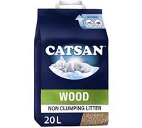 Catsan Wood Comfort Non Clumping Cat Litter 20L 1 Bag