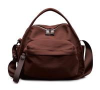 CATSEA Women's Elegant Solid Color Shoulder Bag Fashionable Zipper Crossbody Bags Soft Top Handle Handbag Purse, Style 2, 10.24 x 8.66 x 5.12 inches, Fashion