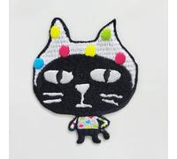 CatsFriends Embroidered Patch, Me & Yo Character, 3D Design, Iron & Seal, 4-6cm (YoBig Head)