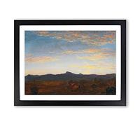 Catskill Cr y Thomas Cole Classic Painting Framed Print | A3 Black Framed Wall Art | Ready to Hang | Classic Historical Picture | Living Room Bedroom Lounge Office