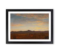 Catskill Cr y Thomas Cole Framed Print | A2 Black Framed Wall Art | Ready to Hang | Modern Nature Picture | Living Room Bedroom Lounge Office