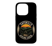 Catskills Hiking Crew Hiker Cat Lover Squad Group Gift Retro Case for iPhone 14 Pro