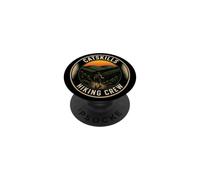 Catskills Hiking Crew Hiker Cat Lover Squad Group Gift Retro PopSockets Adhesive PopGrip