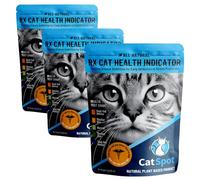 CatSpot RX Cat Health Indicator | Cat Health Monitoring with Color Changing Indicators | Home Urine Testing Cat Litter Additive | 30g Total (10g x 3 Packs)