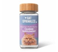 CatSprinkles Taurine for Cats - Natural Amino Acid for Heart Health, Longevity & Vision | Includes Dosing Spoon & Sprinkler Jar | 1 Year+ Supply | 100% Purity