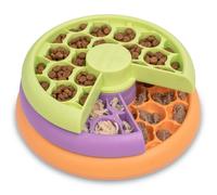 Catstages Kitty Lickin' Layers Interactive Cat Slow Feeder Treat Puzzle Toy, Dry