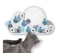 Nina Ottosson Puzzle and Play Rainy Day Grey for Cats - One Size