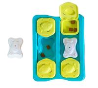 Catstages Nina Ottosson Kitty Cube Puzzle Cat Toy Treat Puzzle | Level 2 Intermediate, 10 Hidden Treat Cups, Problem Solving, Interactive Enrichment, Slow Feeder, Indoor Cats & Kittens