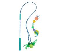 Catstages Tail Teaser Ground Prey Play Wand With Catnip Toy Attachments Interactive Cat Wand