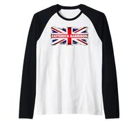 Catterick Garrison UK British Flag Raglan Baseball Tee