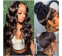 catti Lace Front Wig 360 Degree Human Hair Wigs for Women Black Body Wave 360 Front Wigs Lace Front Human Hair Without Glue HD