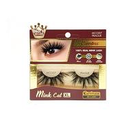 CATTITUDE 3D LASHES Accra Countess Mink Cat 25mm False Eyelashes, Ligthweight & Reusable