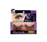 CATTITUDE 3D LASHES Blossom Wonder Cat XL Faux Mink False Eyelashes, Lightweight & Reusable, Cruelty-Free