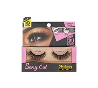 CATTITUDE 3D LASHES Cancer Sexy Cat 3D False Eyelashes, Lightweight & Reusable, Cruelty-Free