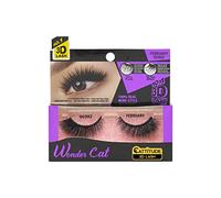 CATTITUDE 3D LASHES February Wonder Cat Faux Mink False Eyelashes, Lightweight & Reusable, Cruelty-Free