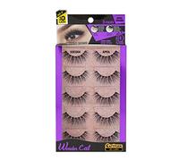 CATTITUDE 3D LASHES February Wonder Cat Faux Mink False Eyelashes, Lightweight & Reusable, Cruelty-Free - 5 Pairs