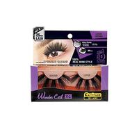 CATTITUDE 3D LASHES Lotus Wonder Cat XL Faux Mink False Eyelashes, Lightweight & Reusable, Cruelty-Free