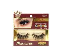 CATTITUDE 3D LASHES Vince Countess Mink Cat 25mm False Eyelashes, Ligthweight & Reusable
