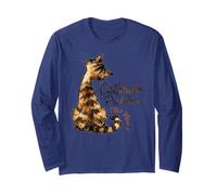 Cattitude Problem Just Deal with It Funny Sassy Tabby Cat Long Sleeve T-Shirt