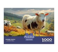 Cattle 1000 Piece Animal Husbandry Farm Jigsaw Puzzle for Adults Challenging Puzzle Educational for Challenging Family Activity Games Colorful Hard Puzzle for 70x50cm/1000pcs Family Decorations