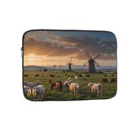 cattle and sheep 15 inch Print Laptop Case, Business/Office Commuter Laptop Case