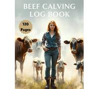 Cattle Birthing Record Book | Calving & Herd Management Logbook: Track Cow Details, Calf Birth Information, Health Notes & Farm Records | 120 Pages | 8.5 x 11 Inch