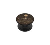 Cattle Cow Full Moon Mountain Star Night Rustic Western Farm PopSockets Adhesive PopGrip