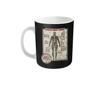Cattle Decapitation Mug Human Meat Chart Band Logo Official White Boxed One Size