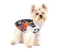 Cattle Dog Florals print Tshirts for Small Dogs Dog's Fashion Shirt Breathable Sleeveless Shirts for Small Dogs
