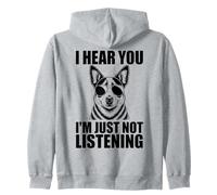 Cattle Dog Funny Australian Cattle Dog Zip Hoodie
