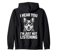 Cattle Dog Funny Australian Cattle Dog Zip Hoodie