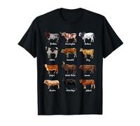 Cattle drawings - types of cows T-Shirt