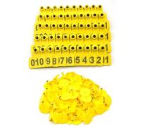 Cattle Ear Tags 100Pcs Animal Ear Tags 1-500 Numbered TPU Cattle Sheep Goat ID Tags