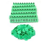 Cattle Ear Tags 100Pcs Animal Ear Tags 1-500 Numbered TPU Cattle Sheep Goat ID Tags