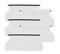 Cattle Ear Tags 100pcs Livestock Cattle Ear Tags Signs Without Words Animal Identification Tools Tag Pliers Cow Pig Horse Goat Marker for Cattle Cows Pigs(White)