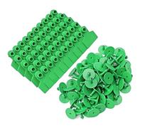 Cattle Ear Tags, 100PCS Sheep Ear Tags, 2x1.6 inch Weather-resistant TPU Cattle for Goats Sheep for Hogs Cows Calf Livestock