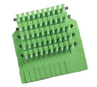 Cattle Ear Tags, Plastic Ear tag Set with Built-in Ear tag(Green,50pcs)