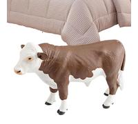Cattle Figure - High Qualiity Non Toxiic Material, Lifeliike Design Realistic Coloring, Collectible Miniature Farm Animal for Imaginative Rolepllay, Educational Classroom Use | Figurine for Goodie Bag