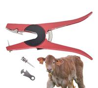 Cattle Headphone Brand Applicator | ID Card Installation Tool,Ear Marking Applicator for Cattle - For Cattle Sheep Goats Deer Dogs Farm Ranc