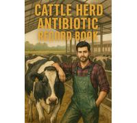 Cattle Medicine Treatment & Withdrawal Record: UK-Led Layout for Dairy & Beef Herd Antibiotic Tracking - A4 100 Pages