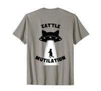 'CAT'TLE MUTILATION Cat Mutilation Cat UFO Space T-Shirt