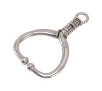 Cattle Nose Ring Durable Stainless Steel Spherical Design for Safe Livestock Handling on Farms and Households (HL-Q4E)