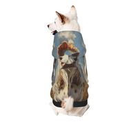 Cattle On The Prairie Dog Hoodie â€“ Soft & Breathable Polyester Pet Clothes for Small, Medium, and Large Dogs